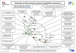 Carte vaccination Covid Vaucluse décembre 2021