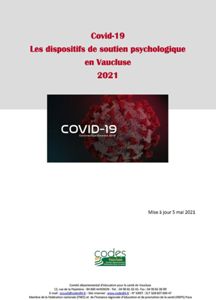 Covid-19 soutien psychologique en Vaucluse