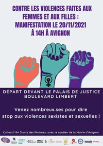 Manifestation violence femmes filles 2021